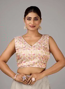 White Tie N Dye Nylon Blouse