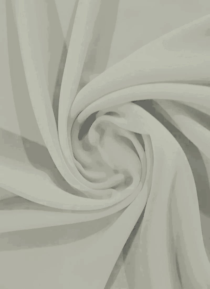 Agate Grey Crepe Fabric