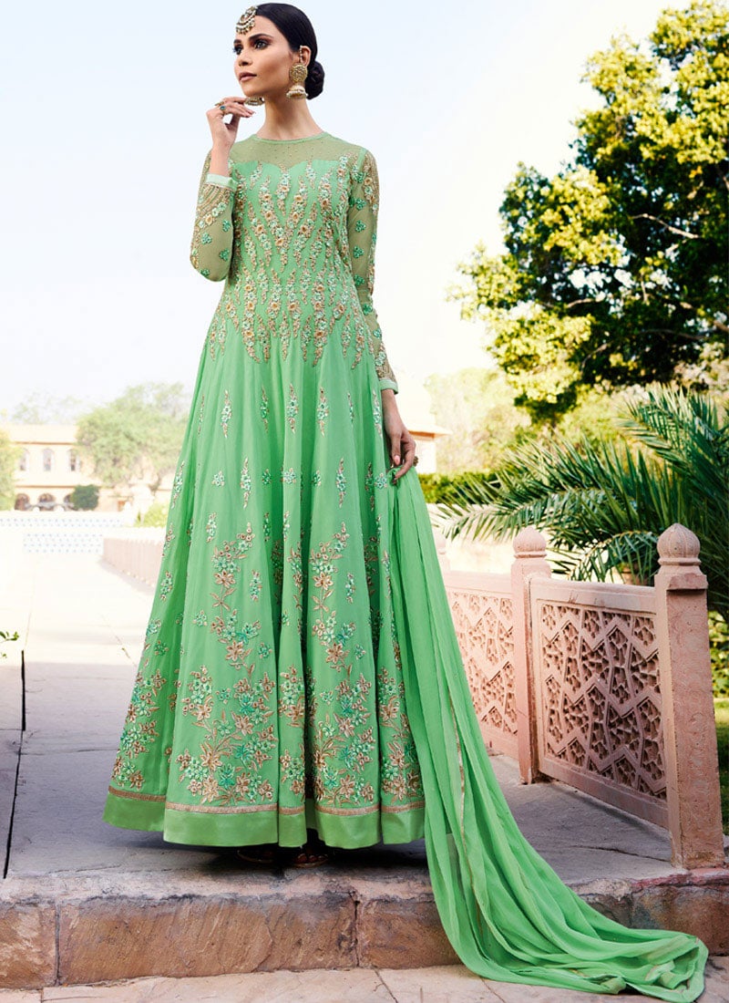 Amazingly Embroidered Anarkali Suit