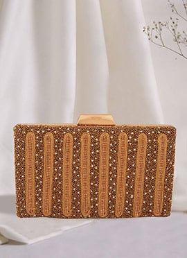 Antique Silk Beads Stone work Party Clutch