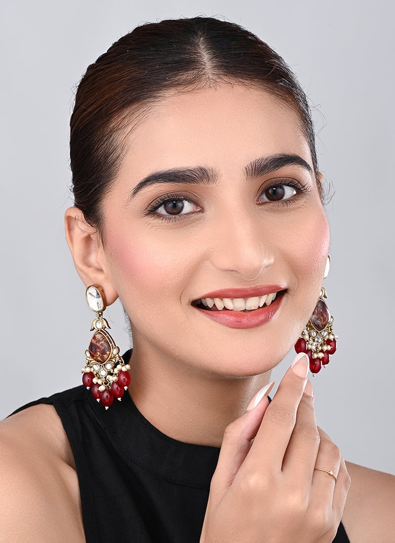 Aqua Green Traditional Dangler Earrings After Six Wear