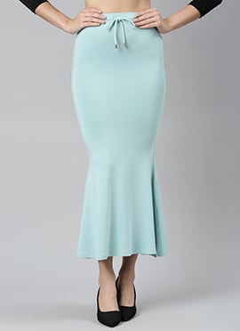 Arctic Turq Women Saree Skirt