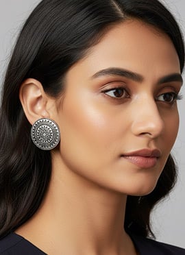 Artisan Crafted Silver Drop Earrings