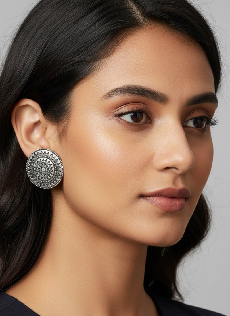 Artisan Crafted Silver Drop Earrings After Six Wear