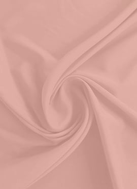 Baby Pink Crepe Fabric