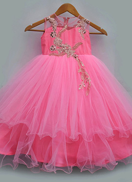 Satin Blend Kids Girls Kids Girls Dresses And Gown