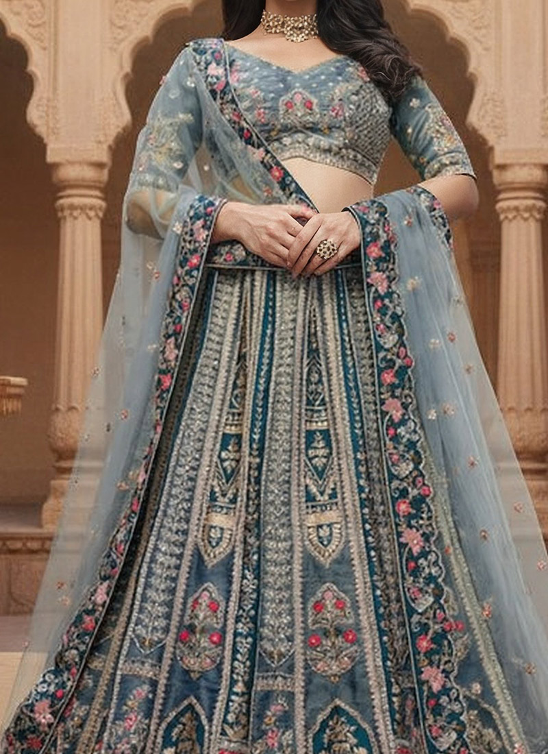 BANARSI ZARI HANDWORK LEHENGA