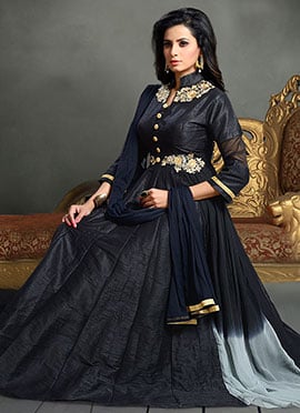 Black Anarkali Suit