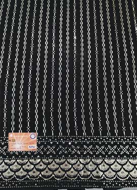Black Georgette Fabric