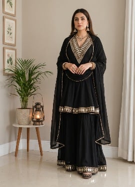 Black Mirror Work Chinon Palazzo Suit