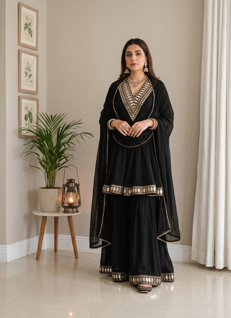 Black Mirror Work Chinon Palazzo Suit After Six Wear