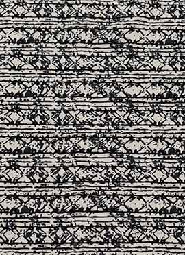 Black Rayon Mill Print Fabric
