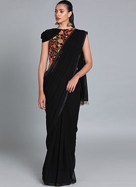 stitched saree online