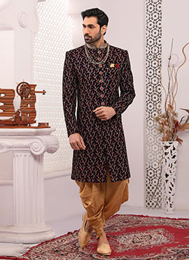 Dhoti Sherwani: Buy Latest Dhoti 
