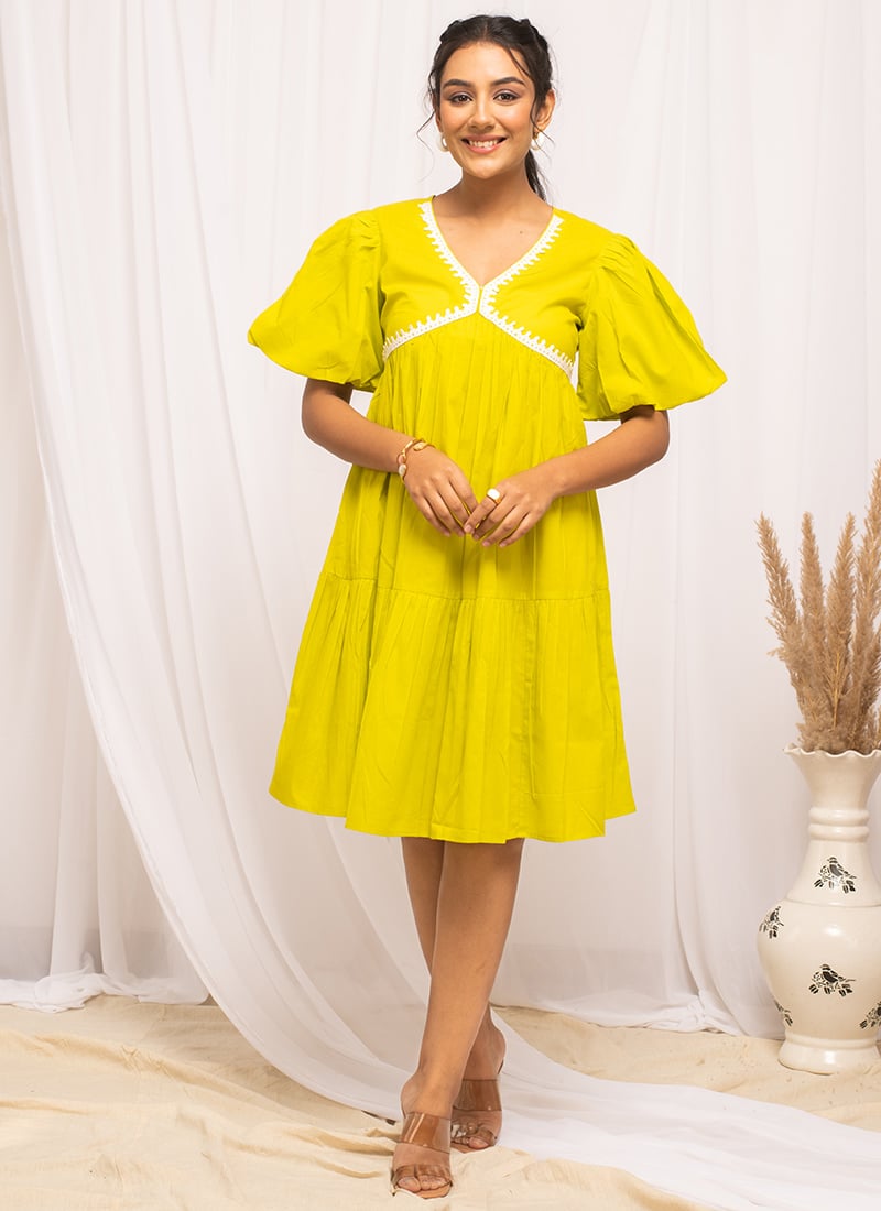 Blended Cotton Dress After Six Wear