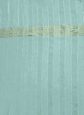 Blue Art Silk Zari Dupatta