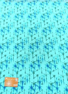 Blue Digital Printed Georgette Fabric