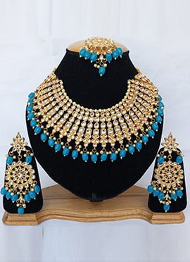 Blue Necklace Set