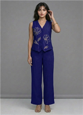 Blue Orchid Muse Cotton Co ord Set