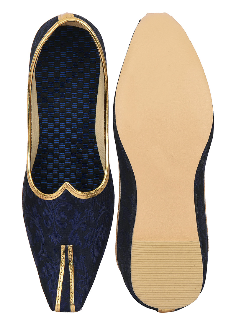 Blue Silk Mojri
