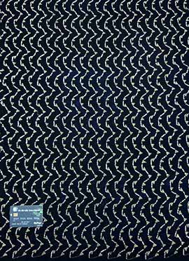 Blue Velvet Embroidered Fbaric