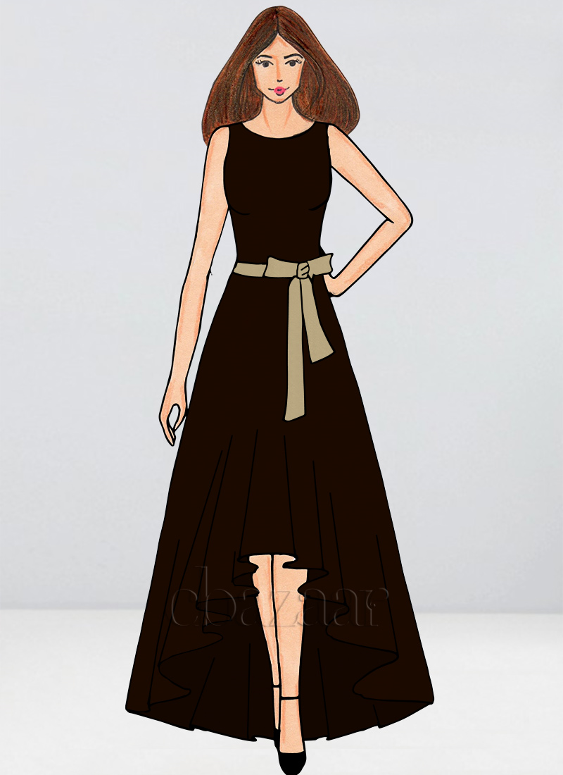 indo western velvet dresses