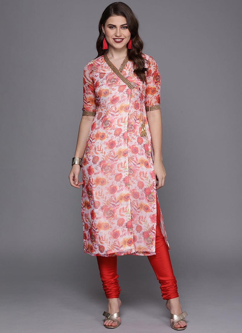Ethnovog Digital Print Suit Churidar Set