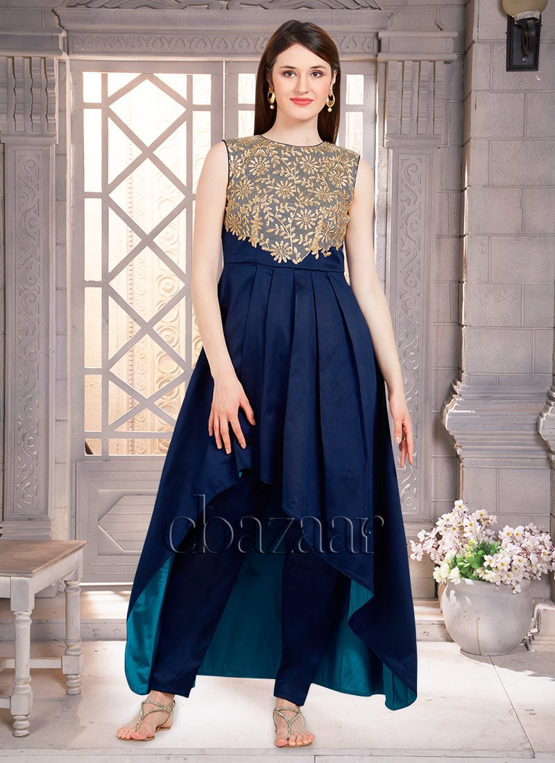 Ethnovog Kameez With Straight Pant Party Wear