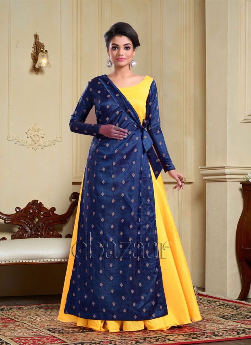 Ethnovog Layered Angrakha Dress