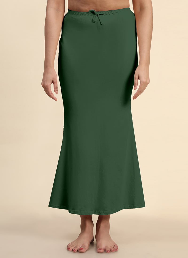 Bottle Green Polyester Shapewear After Six Wear