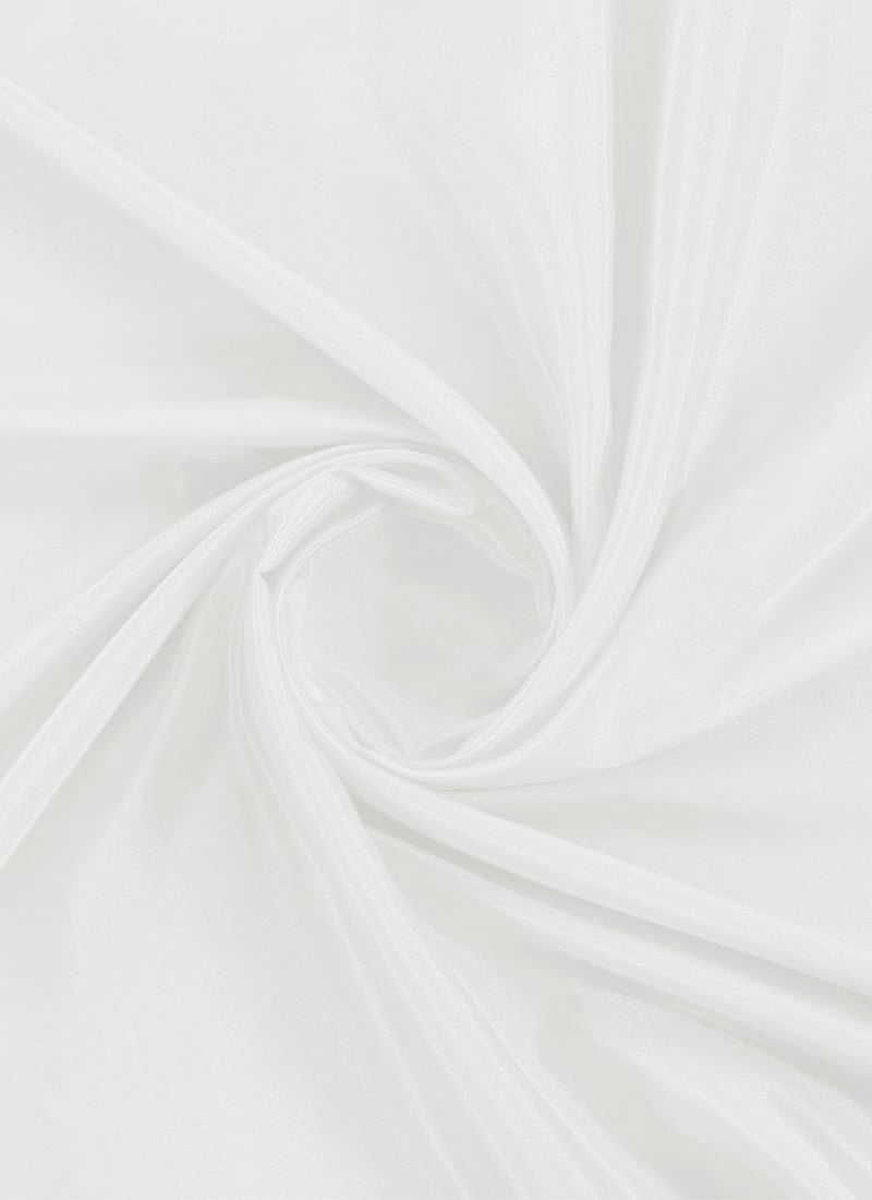 Bright White Santoon Fabric