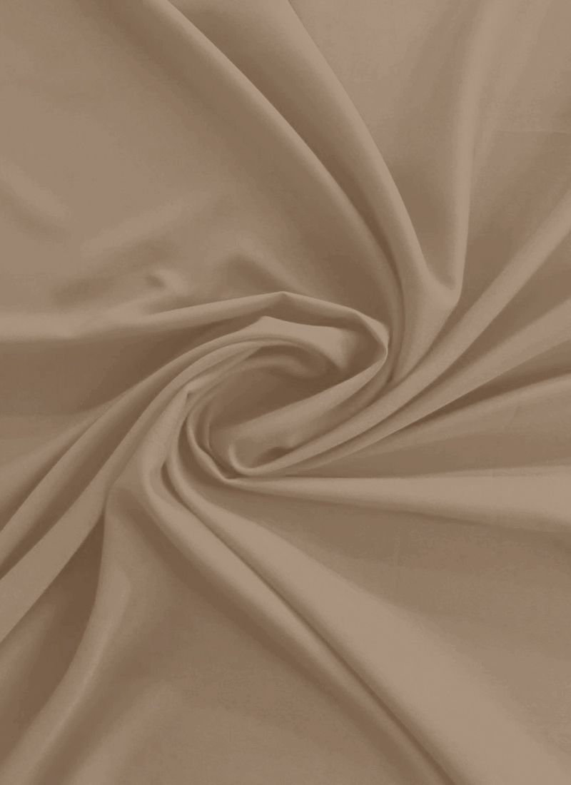 Brown Crepe Fabric