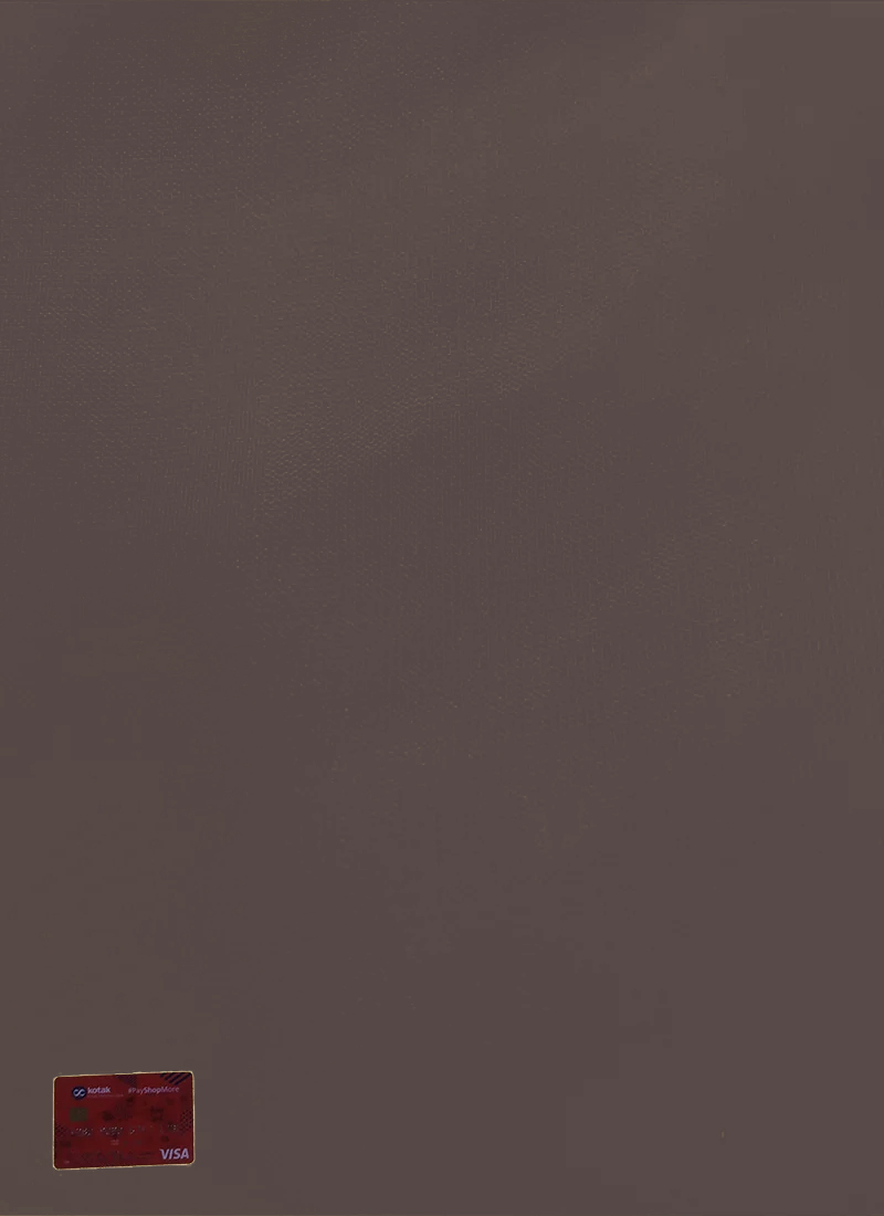 Brown Organza Fabric