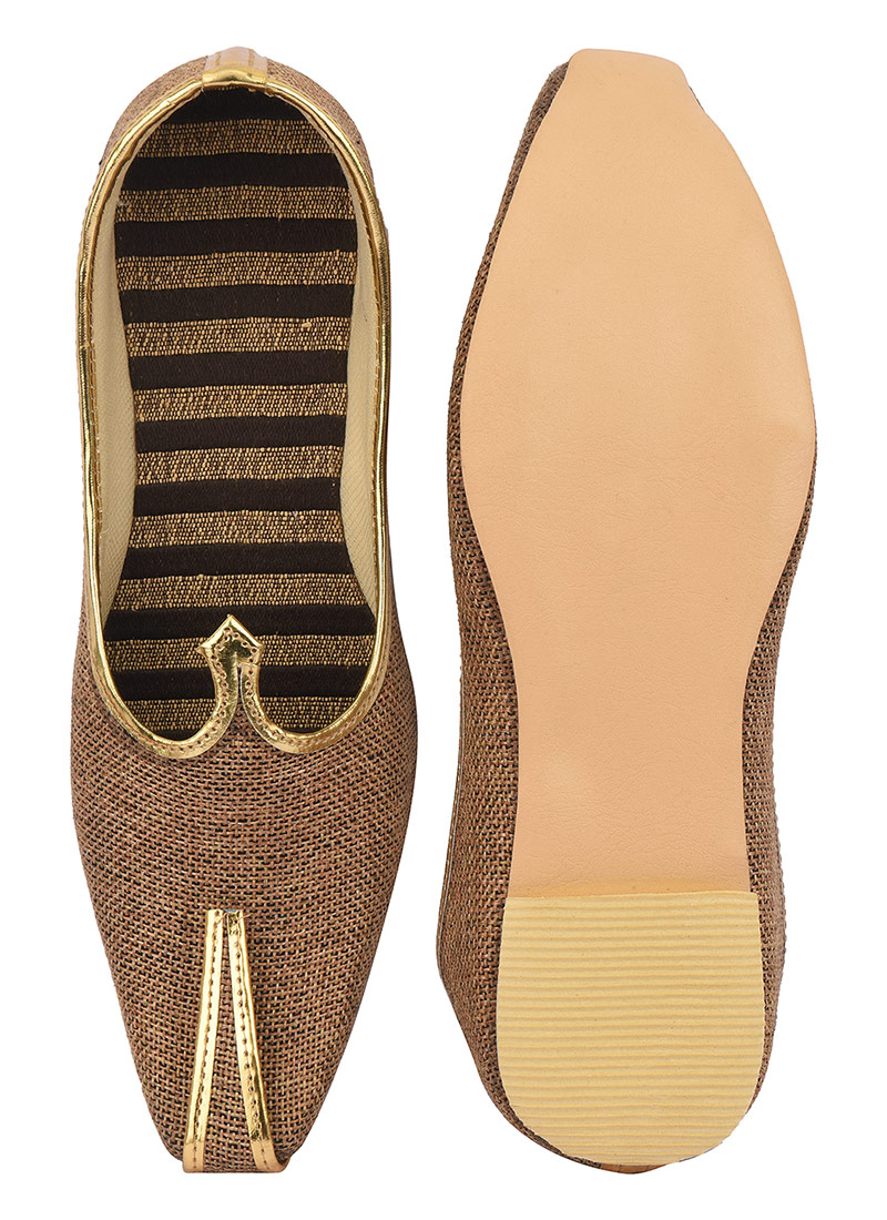 Brown Silk Mojri