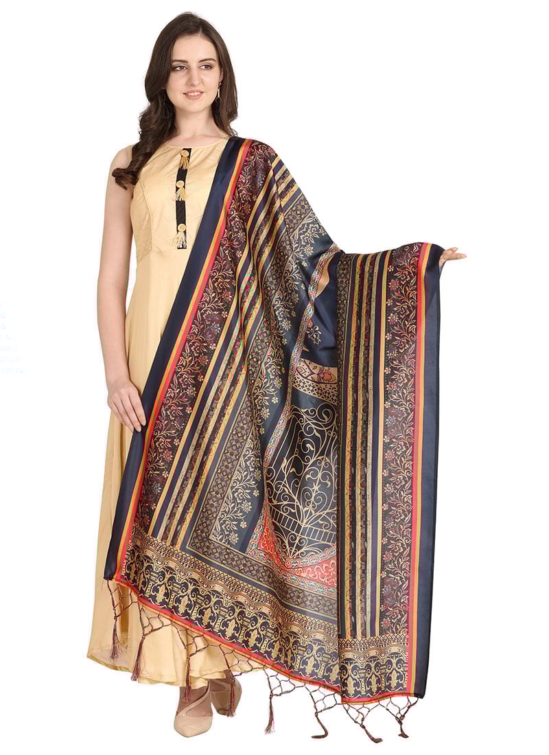 Captivating Chronicles Silk Blend Printed Dupatta Saga After Six Wear