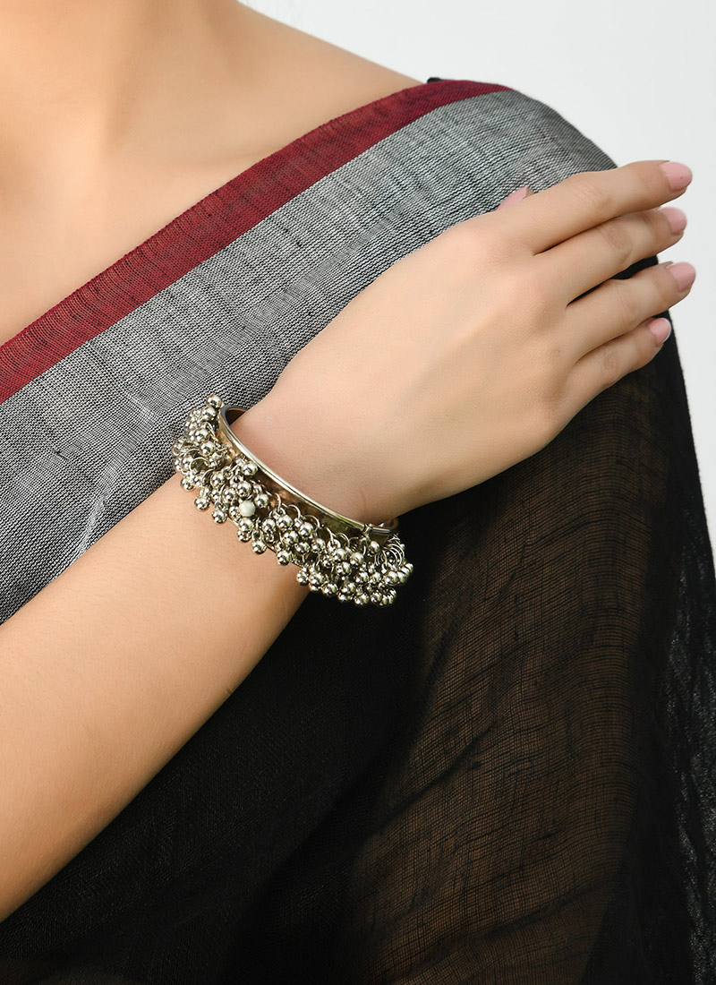 Chic Silver Oxidised Bracelet After Six Wear