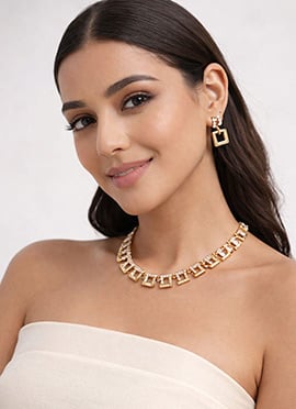 Classic Gold Stone Choker