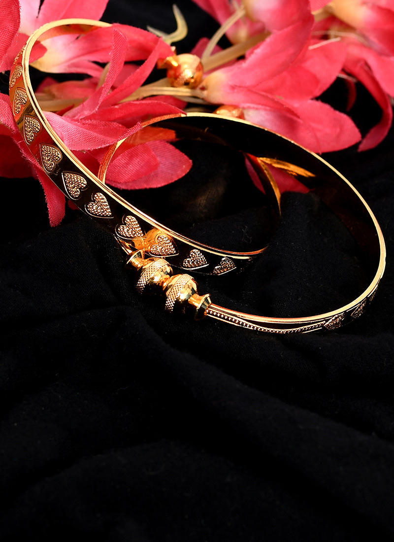 Classic Golden Anti Tarnish Bangle After Six Wear