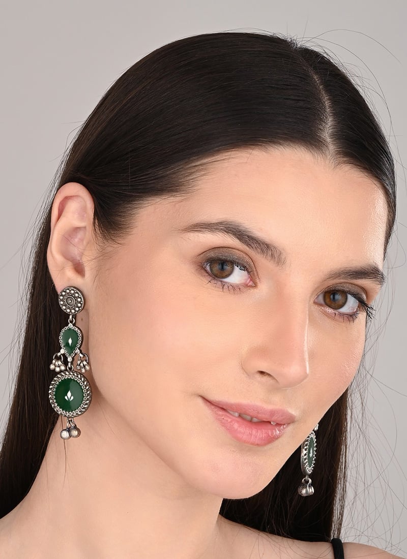 Classic Green Hand Painted Drops After Six Wear