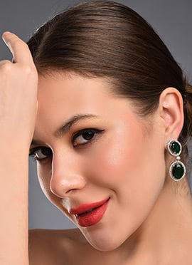 Classic Green Stone Drops