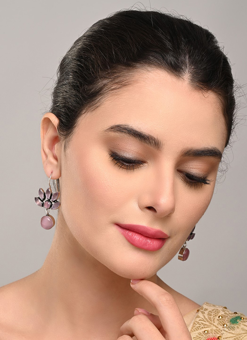Classic Pink Stone Drops After Six Wear