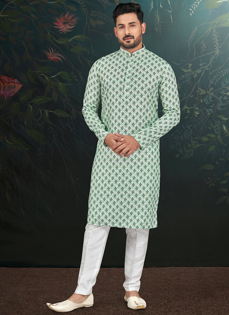 Classy Embroidered Rayon Kurta