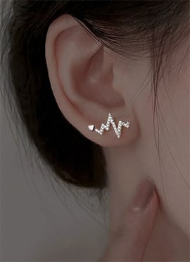 Classy Golden Stones Studs