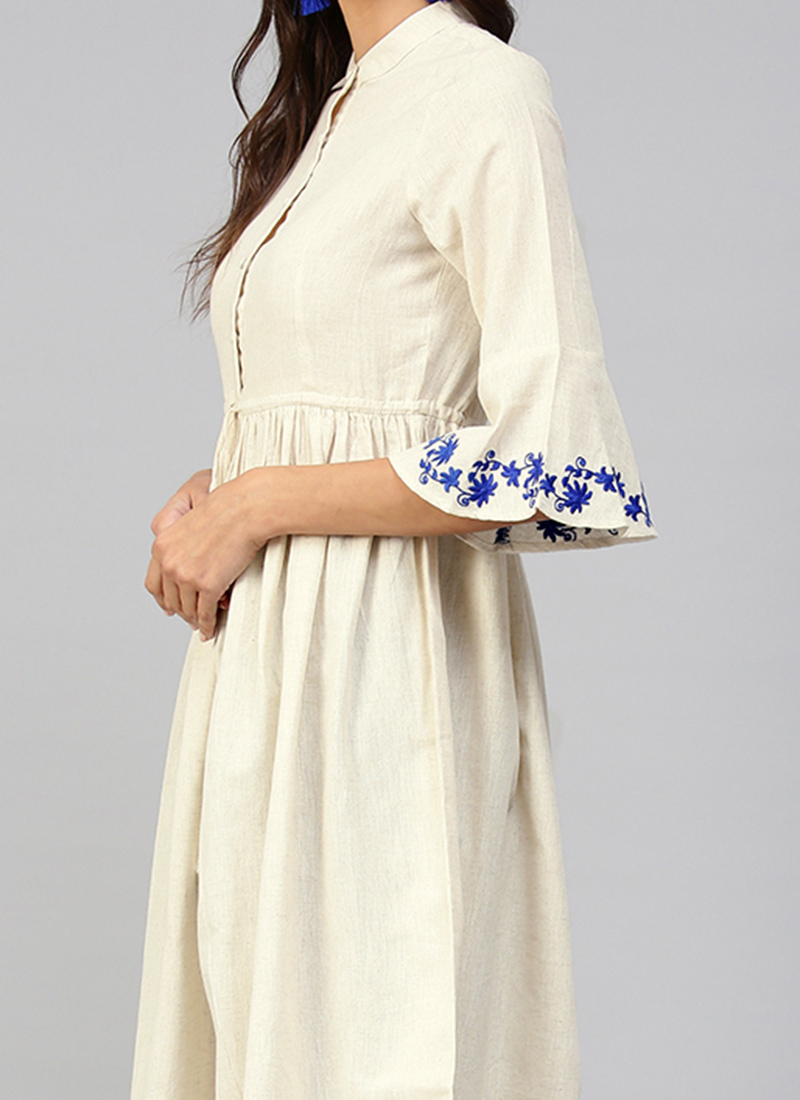 Cream Kurta Cotton Pant main image 1