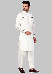 full white pathani