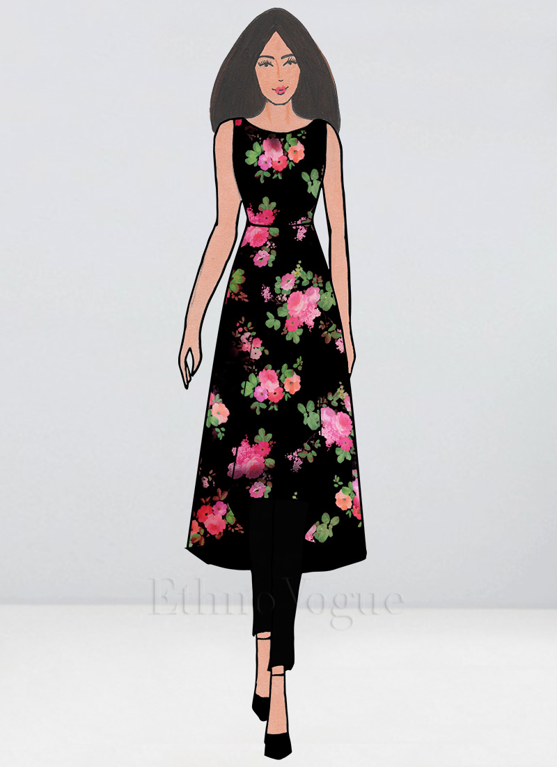 Shop Custom Made Black Narrow Straight Pant Suit Made to Measure