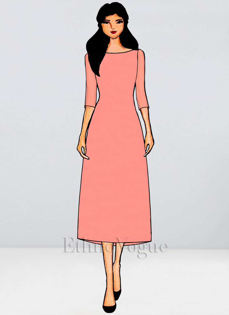 georgette maxi dress