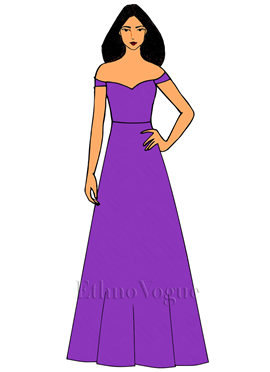 western one piece gown