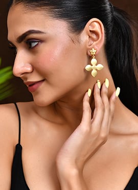 Danglers Of Timeless Golden Allure