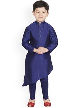 Dapper Silk Dupion Kids Boys Kurta Pyjama